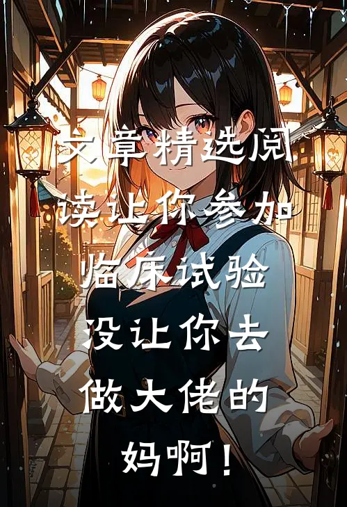 文章精选阅读让你参加临床试验，没让你去做大佬的妈啊！