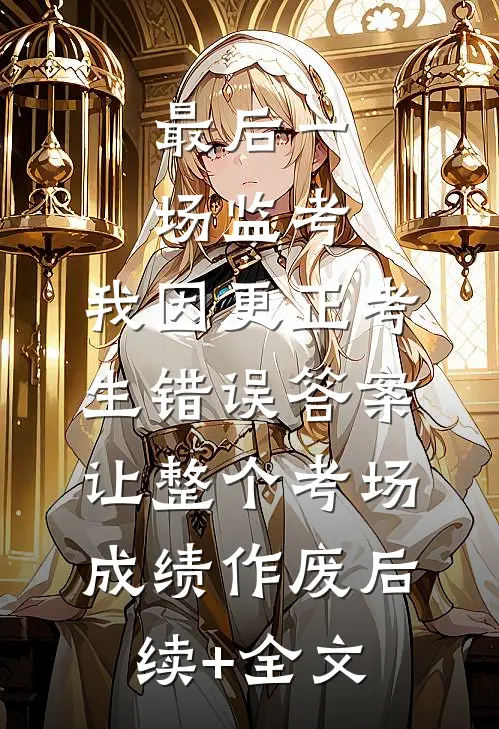 最后一场监考，我因更正考生错误答案，让整个考场成绩作废后续+全文