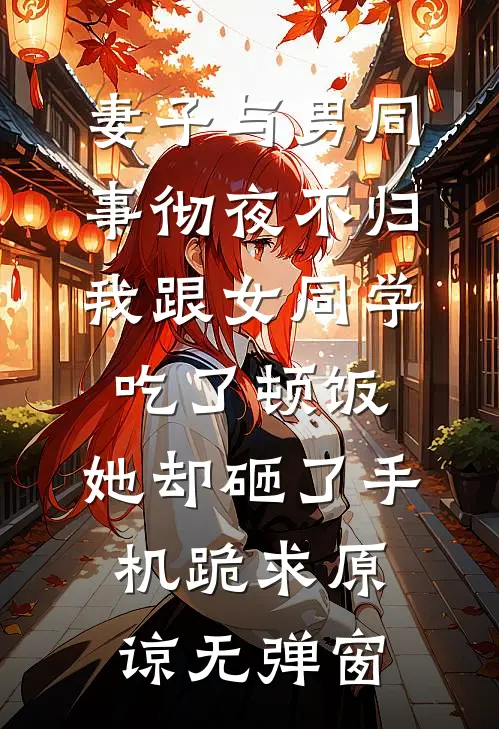 妻子与男同事彻夜不归，我跟女同学吃了顿饭，她却砸了手机跪求原谅无弹窗