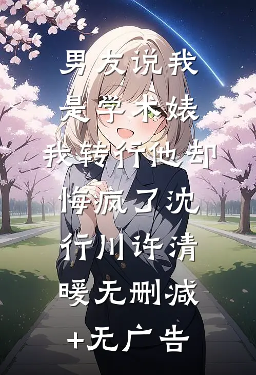 男友说我是学术婊，我转行他却悔疯了沈行川许清暖无删减+无广告