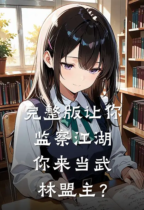 完整版让你监察江湖，你来当武林盟主？
