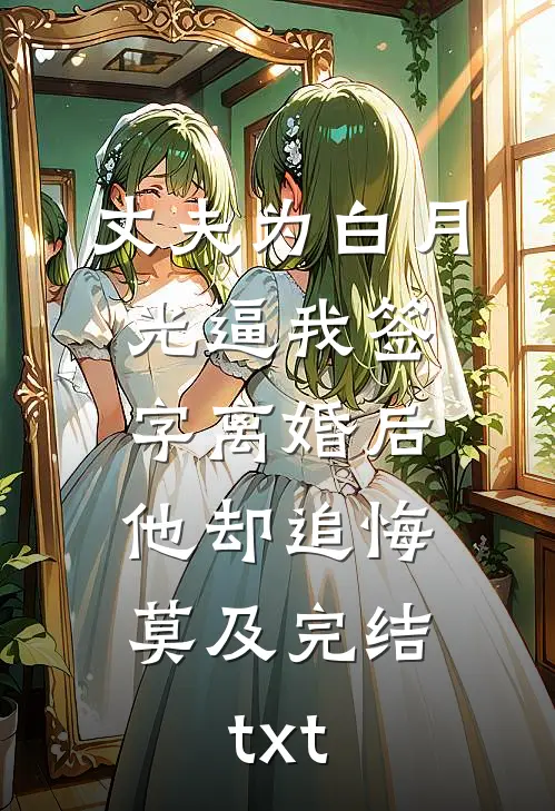 丈夫为白月光逼我签字离婚后，他却追悔莫及完结txt
