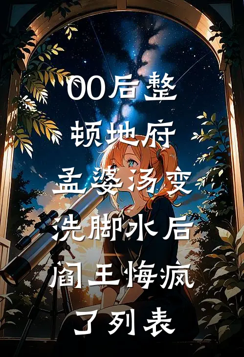 00后整顿地府，孟婆汤变洗脚水后，阎王悔疯了列表