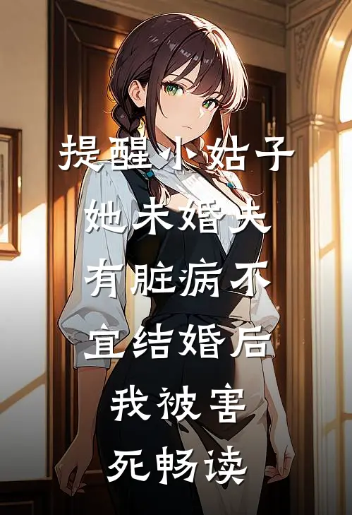 提醒小姑子她未婚夫有脏病不宜结婚后，我被害死畅读