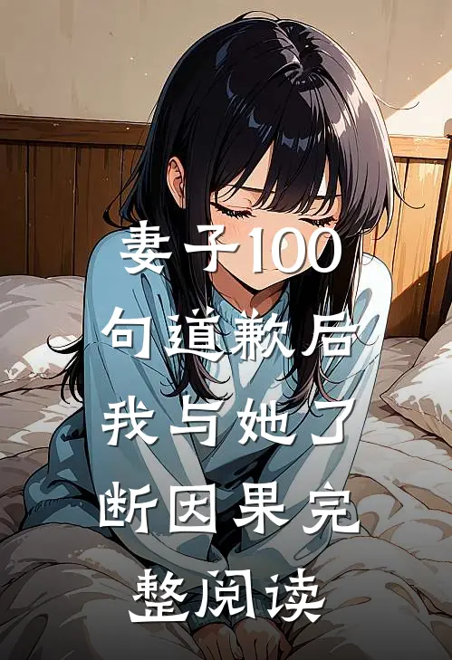 妻子100句道歉后，我与她了断因果完整阅读