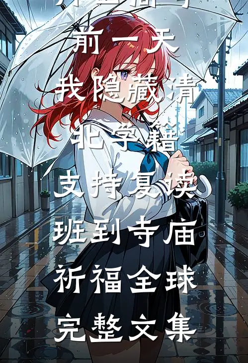 再回高考前一天，我隐藏清北学籍，支持复读班到寺庙祈福全球完整文集