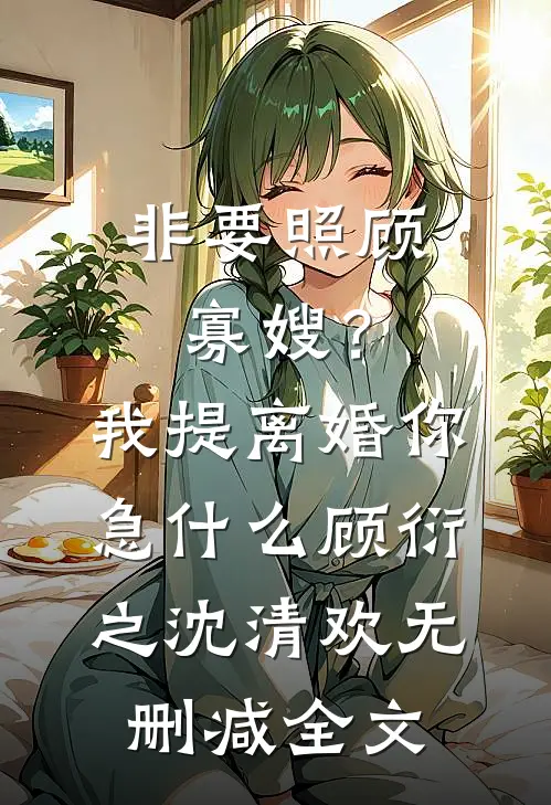 非要照顾寡嫂？我提离婚你急什么顾衍之沈清欢无删减全文