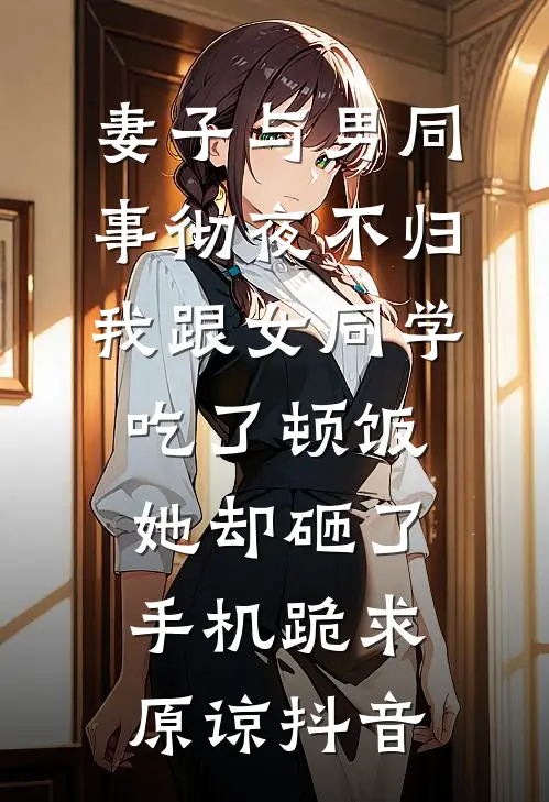 妻子与男同事彻夜不归，我跟女同学吃了顿饭，她却砸了手机跪求原谅抖音