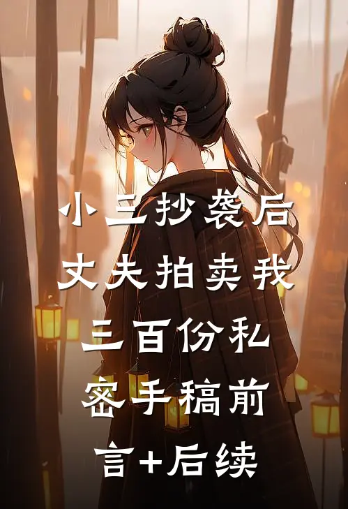 小三抄袭后，丈夫拍卖我三百份私密手稿前言+后续