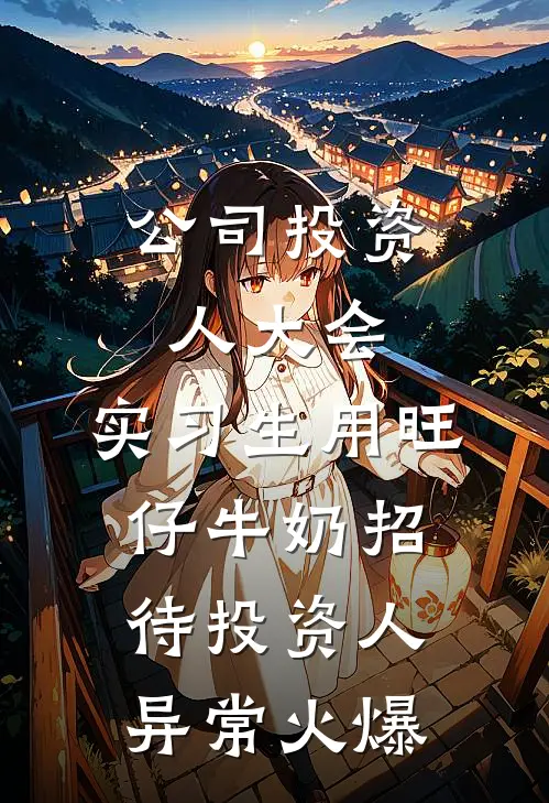 公司投资人大会，实习生用旺仔牛奶招待投资人异常火爆