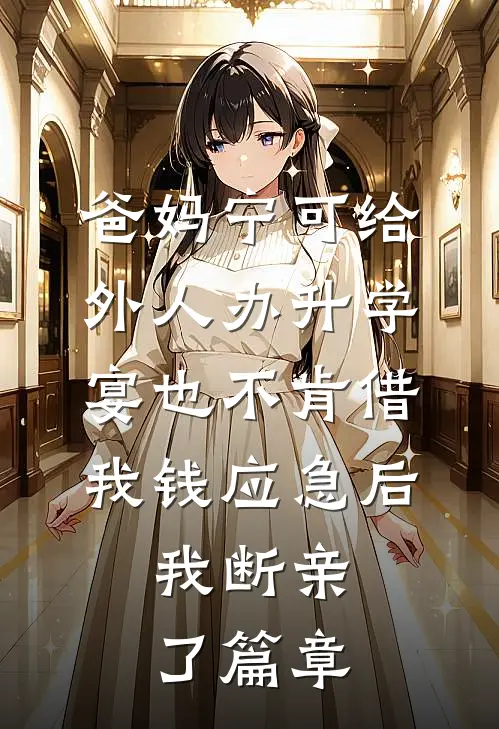 爸妈宁可给外人办升学宴也不肯借我钱应急后，我断亲了篇章