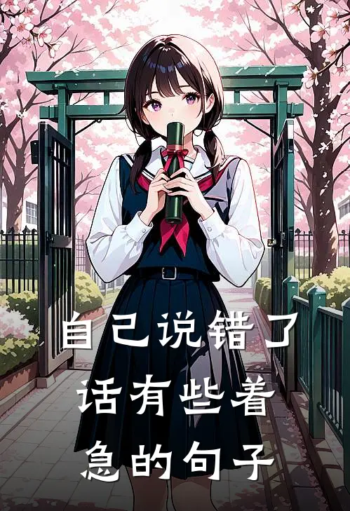 自己说错了话有些着急的句子
