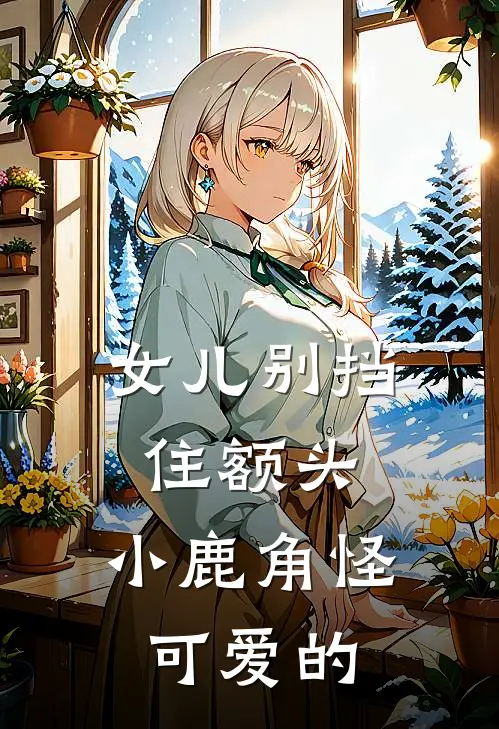 女儿别挡住额头，小鹿角怪可爱的