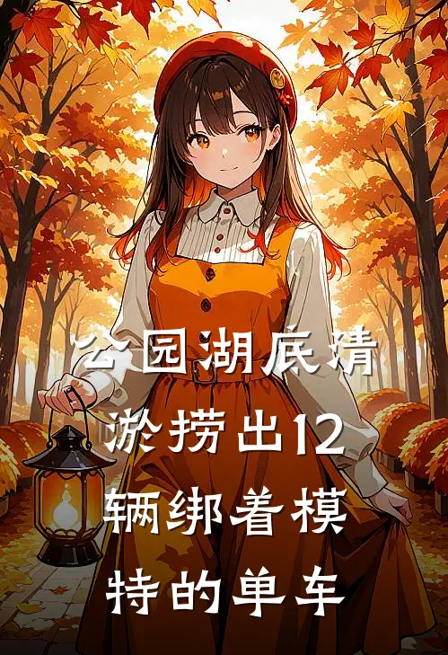 公园湖底清淤捞出12辆绑着模特的单车