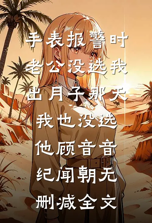 手表报警时老公没选我，出月子那天，我也没选他顾音音纪闻朝无删减全文