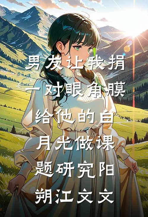 男友让我捐一对眼角膜给他的白月光做课题研究阳朔江文文