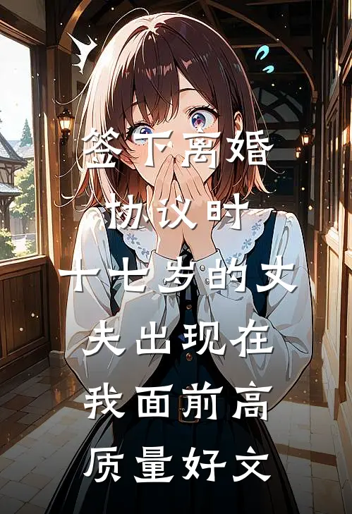 签下离婚协议时，十七岁的丈夫出现在我面前高质量好文
