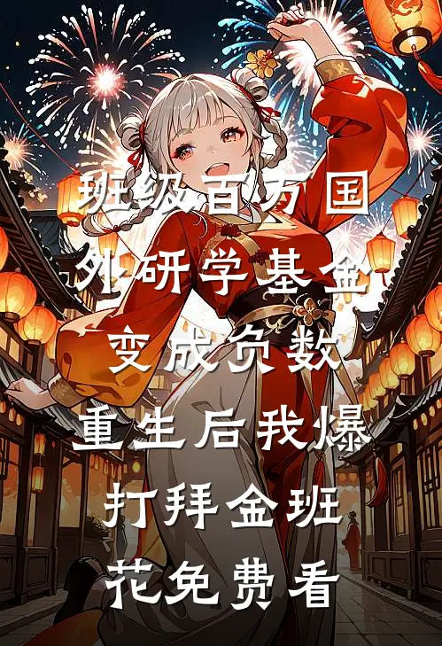 班级百万国外研学基金变成负数，重生后我爆打拜金班花免费看